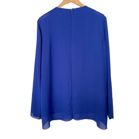 🆕 COS Long Sleeve Top w Layered Front Panels & Zip Back. - Picture 3 of 11